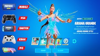 How to Get Ariana Grande in Mobile , PS4 , Nintendo Switch, Playstation 5 , Xbox Console in Fortnite