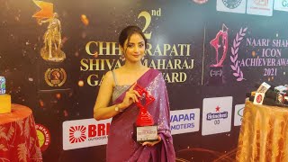 Madirakshi Mundle Awarded At Nari Shakti Icon Awards 2021