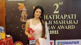 Hiba Nawab Awarded At Nari Shakti Icon Awards 2021