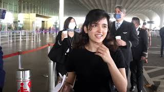 Shirley Setia Spotted At Airport Arrived