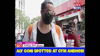ALY GONI SPOTTED AT GYM ANDHERI
