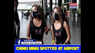 CHINKI MINKI SPOTTED AT AIRPORT