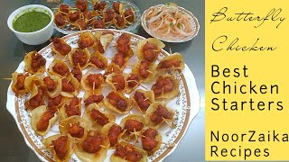 Butterfly Chicken | Chicken Butterfly Recipe in hindi | chicken starter recipes | chicken appetizers