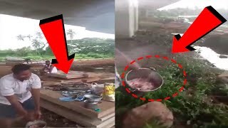 #ViralVideo- Tourist face wrath of a Goan for roadside cooking!