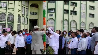 Mohd Saleem Hosted Flag At Haj House Hyderabad | Independence Day Celebration | SACH NEWS |