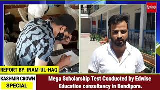 Mega Scholarship Test Conducted by Edwise Education consultancy in Bandipora.