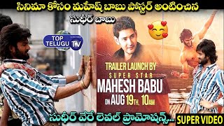 Sudheer Babu Promotional Video | Mahesh Babu Launching Sudheer Babu Movie Trailer | Top Telugu TV