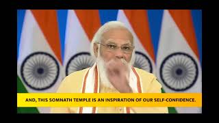 PM Modi's speech at the launch of multiple projects in Somnath, Gujarat | English Subtitles | PMO