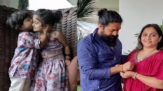 Ayra Yash celebrates raksha bandhan | Ayra and Yatharv Cute Video | Radhika Pandit