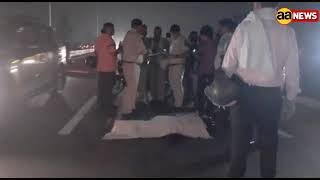 Budhpur Village Delhi हाईवे पर अज्ञात वाहन ने युवक को मारी टक्कर