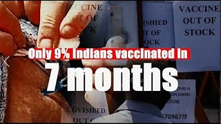 Only 9% Indians Vaccinated in 7 months