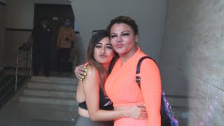 Rakhi Sawant And Tina Dutta Spotted At Gym Andheri