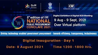 GeM-CII National Public Procurement Conclave 2021- Day 1