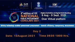 GeM-CII National Public Procurement Conclave 2021- Day 2