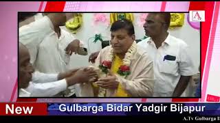 Ashfaq Ahmed Chulbul Ex Mayor Gulbarga Ne Ward No 21 Gola Chowk Par JDS Party Office Ka iftetaha