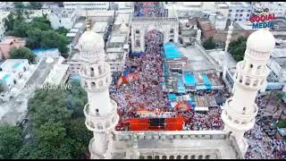 Hyderabad Charminar Drone Video | social media live