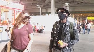 Dance Plus 6 Judge Remo D'Souza And Lizelle D'Souza Spotted At Airport Arrived