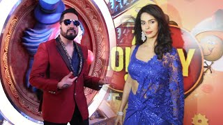 Malika sharawat And Mika Singh On The Set Of Zee Comedy Show