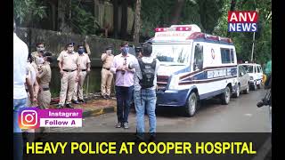HEAVY POLICE AT COOPER HOSPITAL