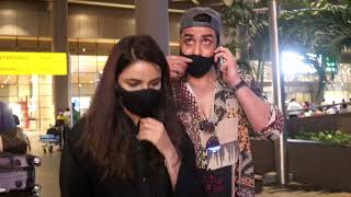 Aly Goni Crying With Jasmin Bhasin - Arrived In Mumbai For Siddharth Shukla's Funeral