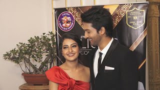 Ishk Par Zor Nahi Fame Akshita Mudgal And Rajat Verma At 27th Lions Gold Awards 2021