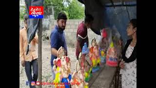 જામનગર એસ્ટેટ શાખા દ્વારા પીઓપીની ગણેશમૂર્તિઓ જપ્ત કરાઈ