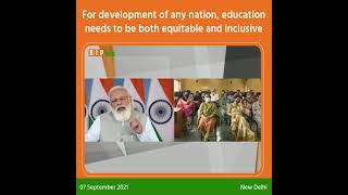 For progress of any nation, education needs to be both equitable and inclusive.