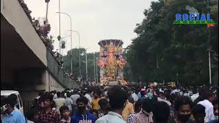 Khairatabad Ganesh Shobha Yatra | social media live