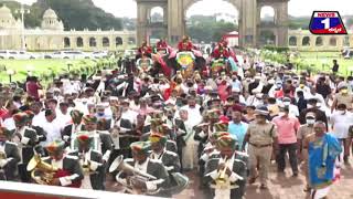 Mysore Dasara : ಅರಮನೆಗೆ ದಸರಾ ಗಜಪಡೆ ಪ್ರವೇಶ