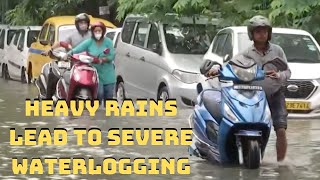 Heavy Rains Lead To Severe Waterlogging In Kolkata | Catch News
