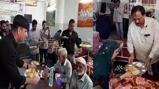 Shaibaz Khan | Mumtaz Ali Akram | Lunch Provided At Fatima Old Age Home | SACH NEWS |