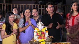 Anupamaa Serial Ganpati Visarjan - UNCUT Video - Roopali Ganguly, Ranjan Shahi & Team