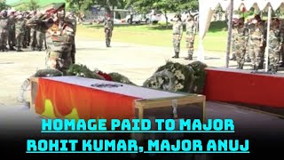 Homage Paid To Major Rohit Kumar, Major Anuj In  Udhampur | Catch News