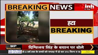 Madhya Pradesh News || Hatta, ग्रामीणों ने की सचिव से मारपीट का Video Viral