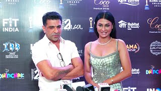 Eijaz Khan And Pavitra Punia At 2nd Iconic Gold Awards 2021