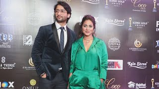 Hina Khan And Shaheer Sheikh At 2nd Iconic Gold Awards 2021
