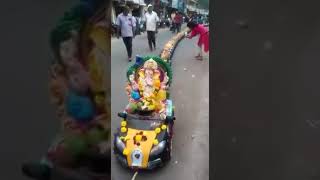 वायरल वीडियो : जय हो श्रीगणेश जी की। क्या शानदार शोभायात्रा है