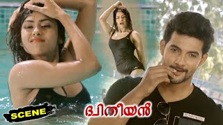 Burra Katha Malayalam Movie Scenes | Aadi Impressed by Seeing Naira Shah | Mishti Chakraborty