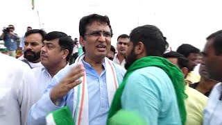किसानों का समर्थन करने गाजीपुर बॉर्डर पहुंची दिल्ली कांग्रेस, करना पड़ा विरोध का सामना