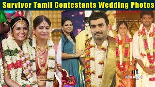 Survivor Tamil Contestants Wedding Photos | Zee Tamil Survivor Tamil Contestants 2021