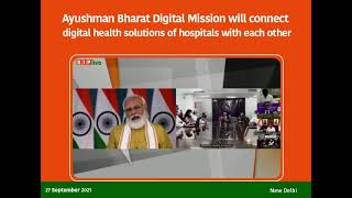 Ayushman Bharat Digital Mission will connect digital health solutions of hospitals with each other.