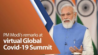 PM Modi's remarks at virtual Global Covid-19 Summit | PMO