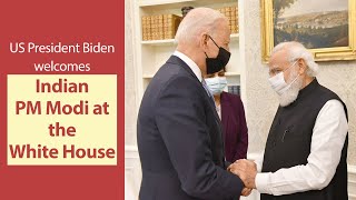 US President Biden welcomes Indian Prime Minister Modi at the White House | PMO