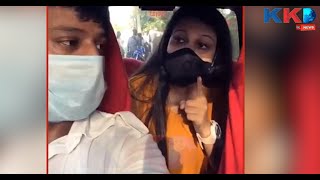 लड़की की खुलेआम दबंगई, कैब ड्राईवर से की ऐसी हरकत... VIRAL VIDEO