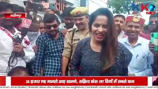 Lakhimpur | वी.डि.यो को हटाये जाने की मांग पत्रकारों ने किया रोड जाम