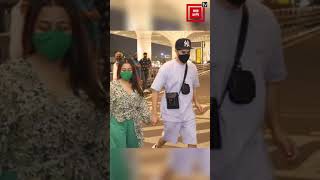 Neha Kakkar and Rohanpreet Singh spotted at the airport #Shorts
