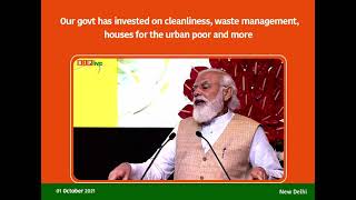 Our govt has invested on cleanliness, waste management, houses for the urban poor and more
