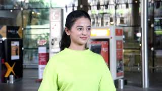 Helly Shah Spotted At Mumbai Airport Arrival