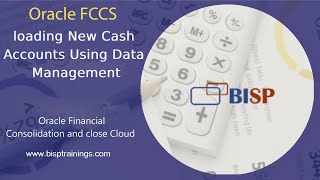 Oracle FCCS Loading New Cash Accounts Using Data Management | Oracle EPM Data Management