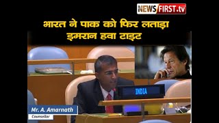 भारत ने UN में पाकिस्तान को जमकर लताड़ा